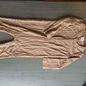 Kate Quinn, long sleeve union suit, NWOT, 6-12m